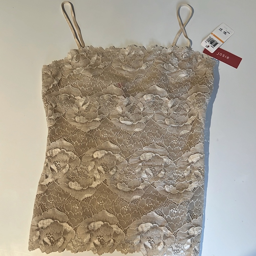 NWT Josie Lace Cream Camisole